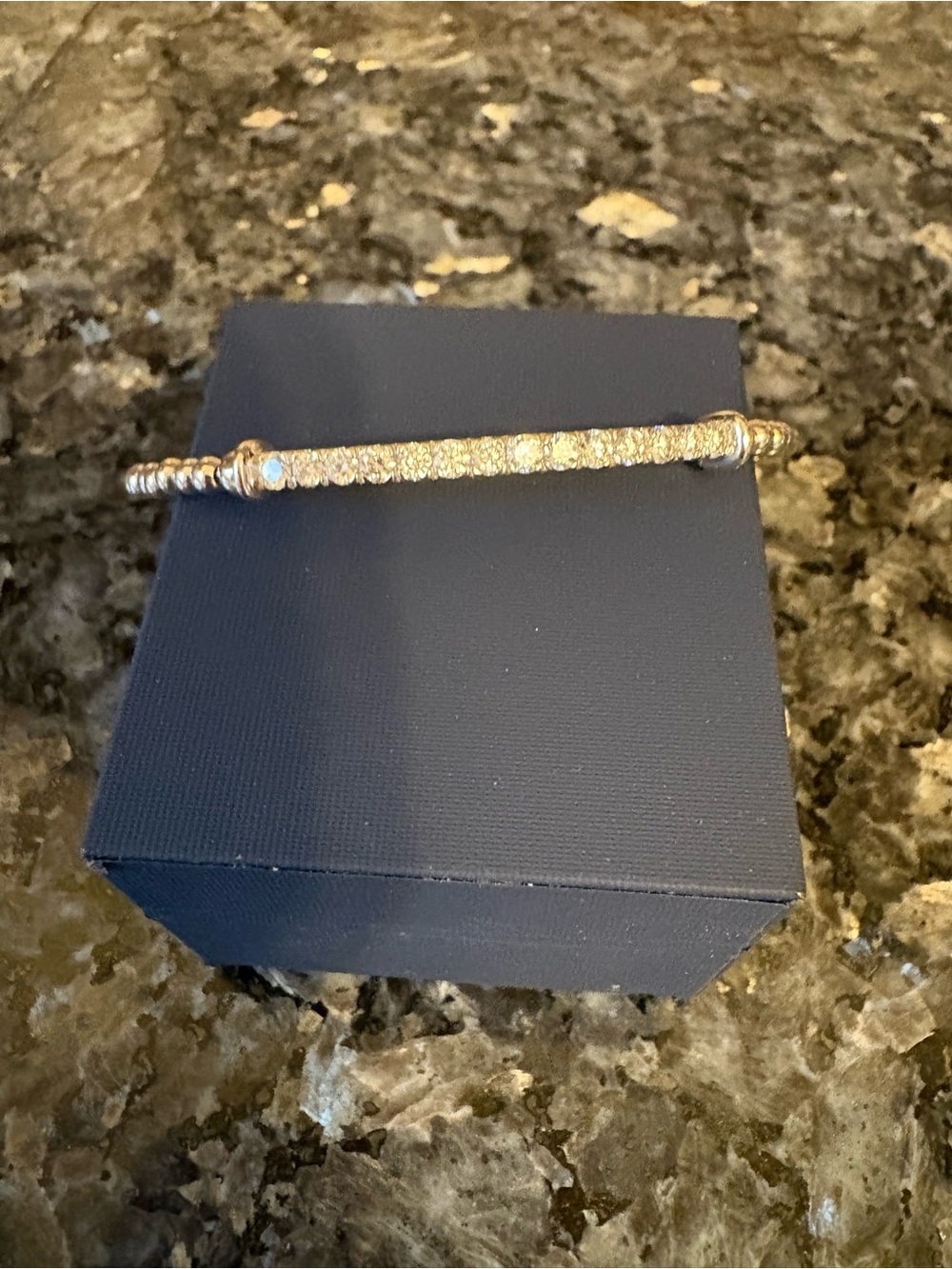 Lab Diamond Bar Bracelet - Elegant Women's Jewelry